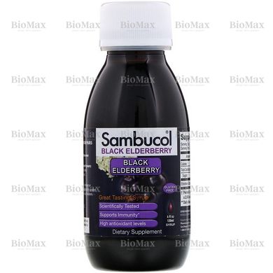 Бузина черная (формула), Black Elderberry, Sambucol, 120 мл