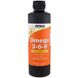 Омега 3-6-9 рідкий, Omega 3-6-9, Now Foods, 473 мл