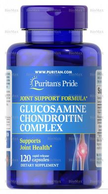Для суставов и связок, Glucosamine Chondroitin Complex, Puritan's Pride, 120 капсул