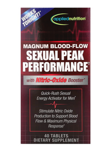 Сексуальне здоров'я чоловіків, Applied Nutrition, Magnum Blood-Flow Sexual Peak Performance, 40 таблеток