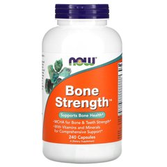 Прочные кости, Bone Strength, Now Foods, 240 капсул