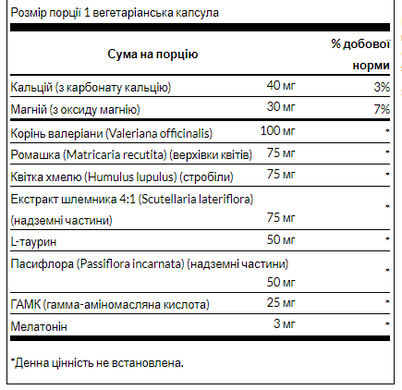 Комплекс для сна с мелатонином и травами, Sleep Essentials, Swanson, 60 веганских капсул