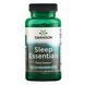 Комплекс для сна с мелатонином и травами, Sleep Essentials, Swanson, 60 веганских капсул