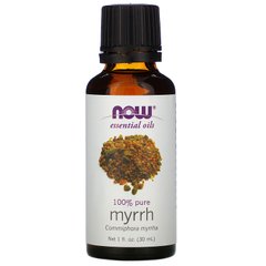 Эфирное масло мирры, Myrrh Essential Oils, Now Foods 30 мл