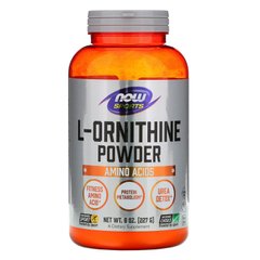 Порошок L-орнитина, L-Ornithine Powder, Now Foods, 227 г