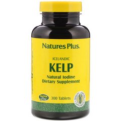 Ламінарія, Icelandic Kelp, Nature's Plus, 300 таблеток