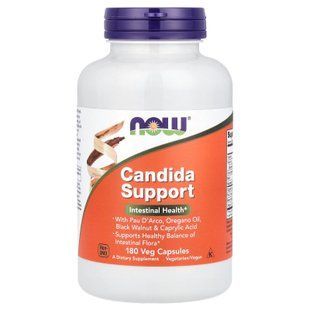 Протикандидний засіб, Candida Support, Now Foods, 180 вегетаріанських капсул