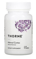 Адренал, поддержка надпочечников, Adrenal Cortex, Thorne Research, 60 капсул
