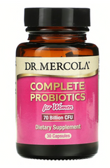 Пробиотики для женщин, Probiotics for Women, Dr. Mercola, 70 млрд. КОЕ, 30 капсул