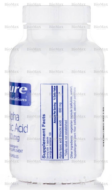 Альфа-ліпоєва кислота, Alpha Lipoic Acid, Pure Encapsulations, 600 мг, 120 капсул