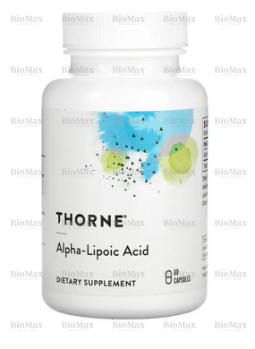 Альфа-ліпоєва кислота, Thiocid-300, Thorne Research, 300 мг 60 капсул