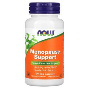 Менопауза, Menopause, Now Foods, смесь трав, 90 вегетарианских капсул