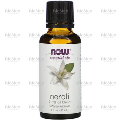 Эфирное масло нероли, Essential Oils Neroli, Now Foods, 30 мл