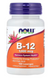 Вітамін В12, (ціанокобаламін), Vitamin B-12, Now Foods, 1000 мкг, 100 льодяників