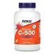 Вітамін С «Жувальний C-500» зі смаком апельсинового соку, Vitamin C-500 Chewable, Now Foods, 100 таблеток
