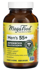 Витамины для мужчин без железа 55+ (Multi for men), MegaFood, 120 таблеток