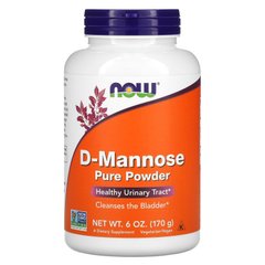 Чистая D-манноза в порошке, D-Mannose Powder, Now Foods, 170 г