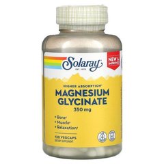 Глицинат магния с высокой абсорбцией 350, High Absorption Magnesium Glycinate 350 мг, 120 капсул