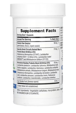 Пробиотики для мужчин GI, 60 млрд КОЕ, GI Natural Probiotic Men, Nature's Plus, 30 капсул