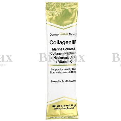 Коллаген, без ароматизаторов, CollagenUp, California Gold Nutrition, 10 пакетиков, по 5,15 г
