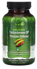 Формула підвищення тестостерону та підтримки простати (Testosterone UP Prostate-defense), Irwin Naturals, 60 капсул