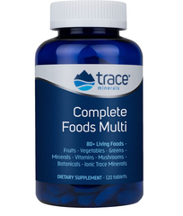 Мультивітаміни та мінерали (Complete Foods Multi) Trace Minerals Research, 120 таблеток