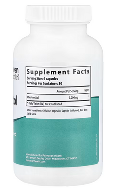 Міо-інозітол, для жінок і чоловіків, Myo-Inositol, Fairhaven Health, 120 капсул