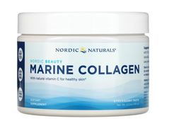 Морський колаген, з полуничним ароматом, Marine Collagen, Nordic Naturals, 150 г