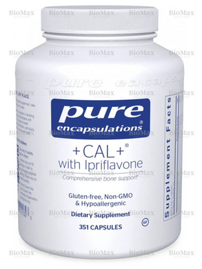 Витамины при остеопорозе +CAL+ Ipriflavone, Pure Encapsulations, 351 капсул