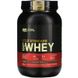 Протеїн сироватковий, Whey Gold Standard, Optimum Nutrition, з насиченим шоколадним смаком, 907 г