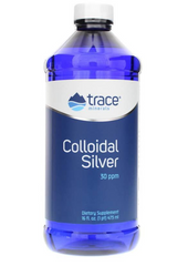 Колоїдне срібло, Colloidal Silver, Trace Minerals Research, 30 PPM, 475 мл