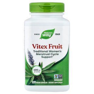 Витекс, Авраамово дерево, Vitex Fruit, Nature's Way, 400 мг, 320 капсул
