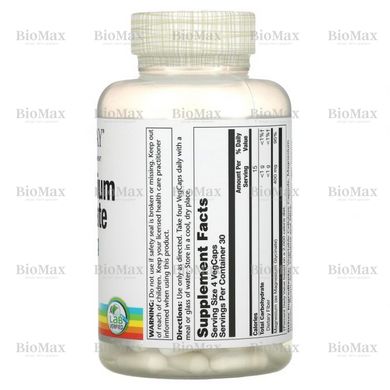 Глицинат магния, Magnesium Glycinate, Solaray, 400 мг, 120 капсул