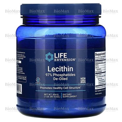 Лецитин в гранулах, Lecithin, Life Extension, 454 г