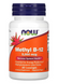 Вітамін В12 метил, Methyl B-12, Now Foods, 5000 мкг 60 льодяників
