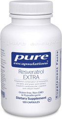 Ресвератрол, Resveratrol Extra, Pure Encapsulations, 120 капсул