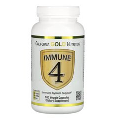 Для укрепления иммунитета, Immune 4, California Gold Nutrition, 180 капсул