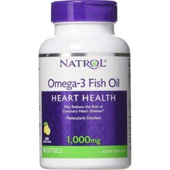 Рыбий жир Омега-3, Omega-3 30%, Natrol, 1000 мг, 90 капсул