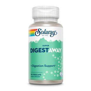 Супер ферменти для травлення, Super Digestaway, Solaray, 90 капсул