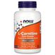 L-карнитин, чистый порошок, Pharmaceutical Grade L-Carnitine Fitnes Support, Now Foods, 635 мг, 3 унции (85 г)