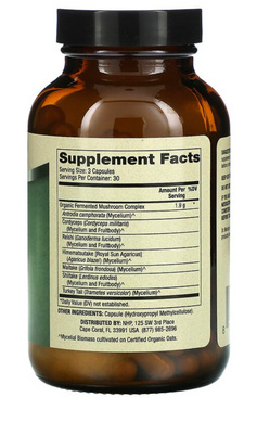 Комплекс грибів (Mushroom Complex), Dr. Mercola, 633.3 мг, 90 капсул