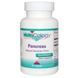 Підшлункова залоза, свиняча, Pancreas, Nutricology, 60 капсул