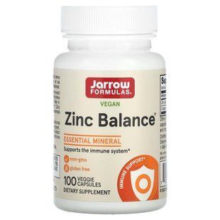 Цинк баланс, Zinc Balance, Jarrow Formulas, 100 капсул