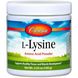 Лізін, L-Lysine, Carlson Labs, 100 г