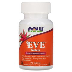 Витамины для женщин Ева, Eve, Women's Multi, Now Foods, 90 таблеток