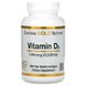 Вітамін Д-3, Д3, Vitamin D-3, D3, California Gold Nutrition, 5000 МЕ, 360 капсул з риб'ячог желатина