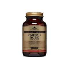 Риб'ячій жир, Омега 3 подвійна сила, Double Strength Omega 3, Solgar, 700 мг, 30 капсул