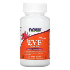 Витамины для женщин Ева, Eve, Women's Multi, Now Foods, 120 капсул