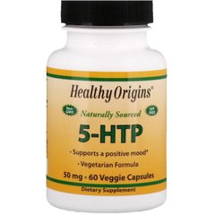 5-гидрокситриптофан, 5-НТР, Healthy Origins, 50 мг, 60 капсул