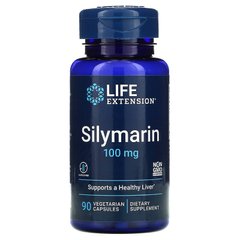 Силімарин, Silymarin, Life Extension, 100 мг, 90 капсул